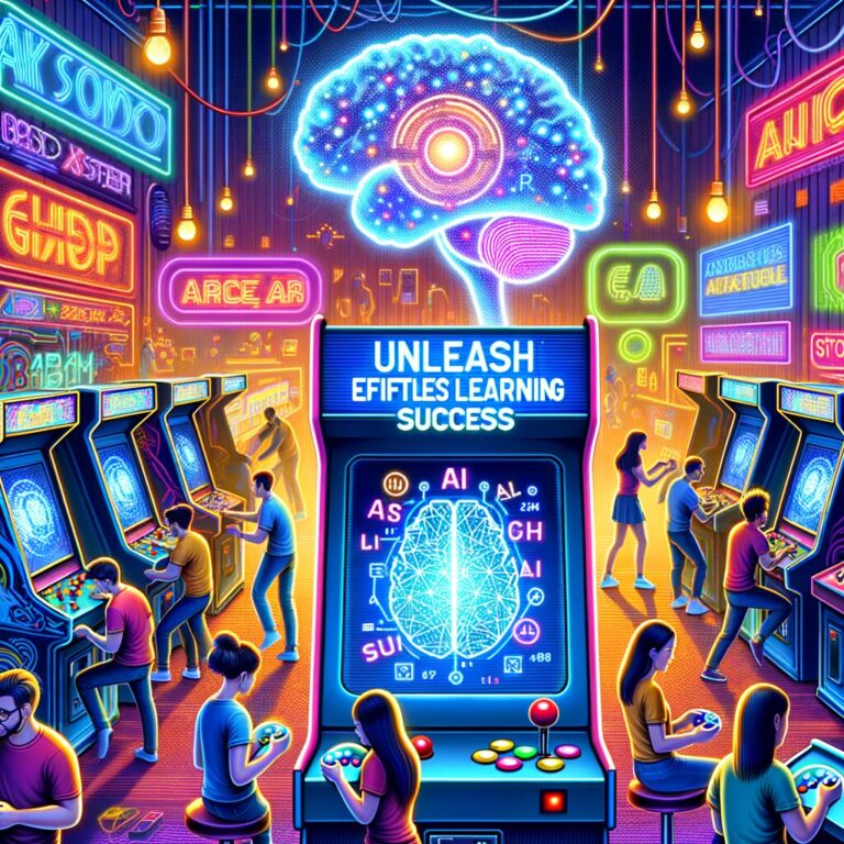 Generate an eye-catching fun arcade, high-quality featured image prompt for a blog post about: AI St