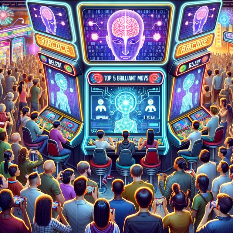 Generate an eye-catching fun arcade, high-quality featured image prompt for a blog post about: AI Su