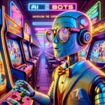 Generate an eye-catching fun arcade, high-quality featured image prompt for a blog post about: AI Bo