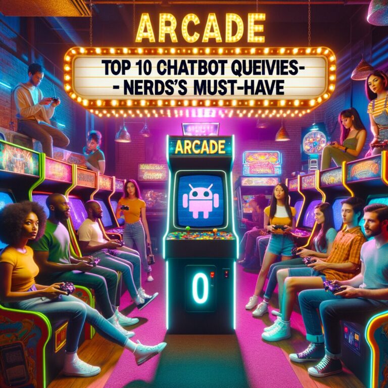 Generate an eye-catching fun arcade, high-quality featured image prompt for a blog post about: Nerds