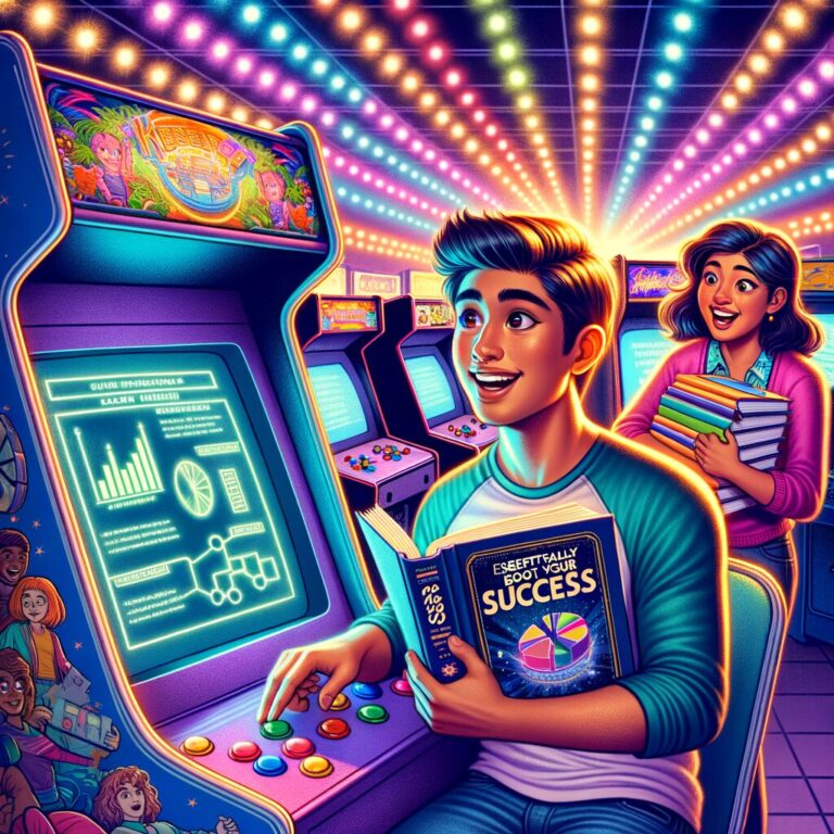 Generate an eye-catching fun arcade, high-quality featured image prompt for a blog post about: Homew