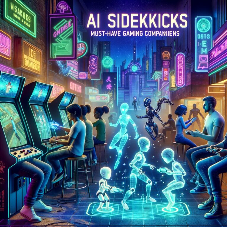 Generate an eye-catching fun arcade, high-quality featured image prompt for a blog post about: AI Si