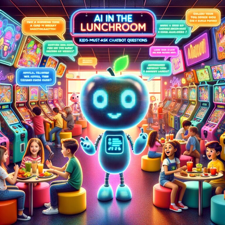 Generate an eye-catching fun arcade, high-quality featured image prompt for a blog post about: AI in