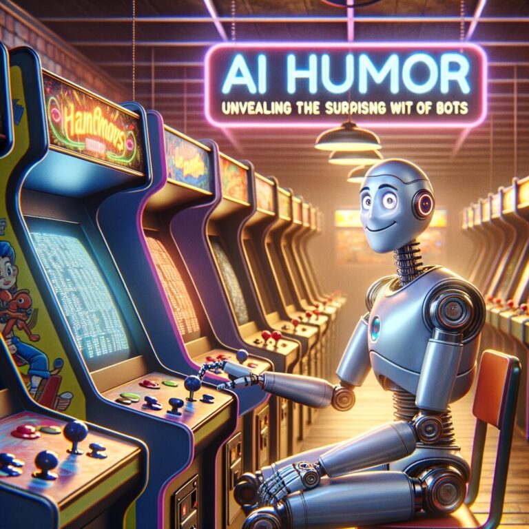 Generate an eye-catching fun arcade, high-quality featured image prompt for a blog post about: AI Hu