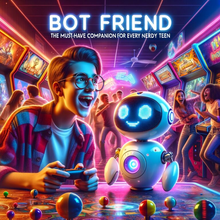 Generate an eye-catching fun arcade, high-quality featured image prompt for a blog post about: Bot F