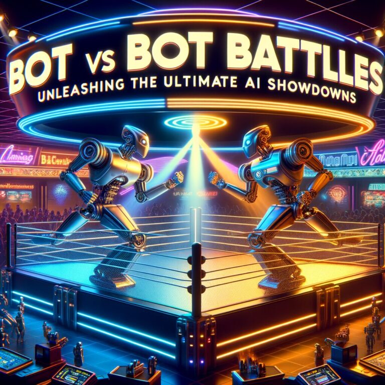 Generate an eye-catching fun arcade, high-quality featured image prompt for a blog post about: Bot v