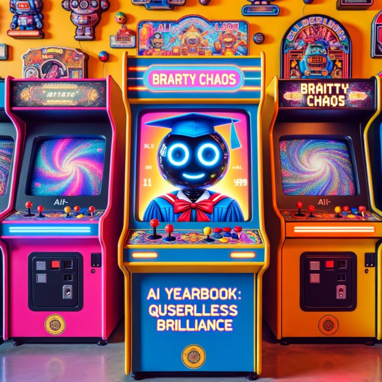 Generate an eye-catching fun arcade, high-quality featured image prompt for a blog post about: AI Ye