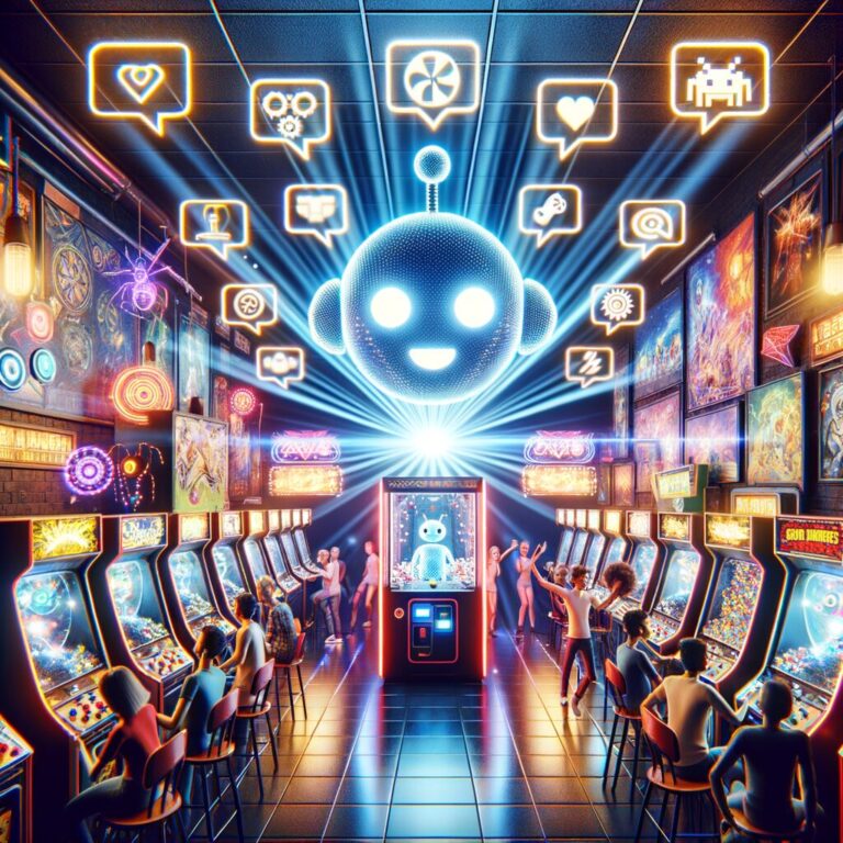 Generate an eye-catching fun arcade, high-quality featured image prompt for a blog post about: Nerds