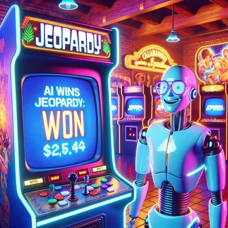 Generate an eye-catching fun arcade, high-quality featured image prompt for a blog post about: AI Wi