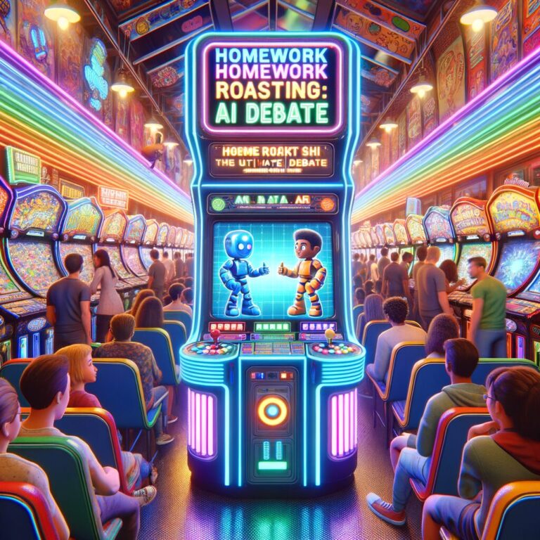 Generate an eye-catching fun arcade, high-quality featured image prompt for a blog post about: Homew