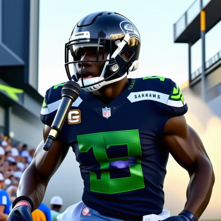 Generate an eye-catching, high-quality featured image prompt for a blog post about: Seahawks Receive