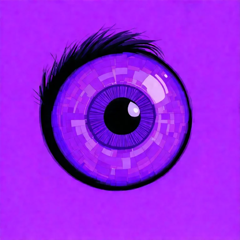 Generate an eye-catching, purple cool cartoon images: Future of AI: Stunning Truths They Don’t Wan