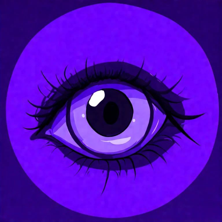 Generate an eye-catching, purple cool cartoon images: AI Is Not God: The Shocking Truth You Can't Ig