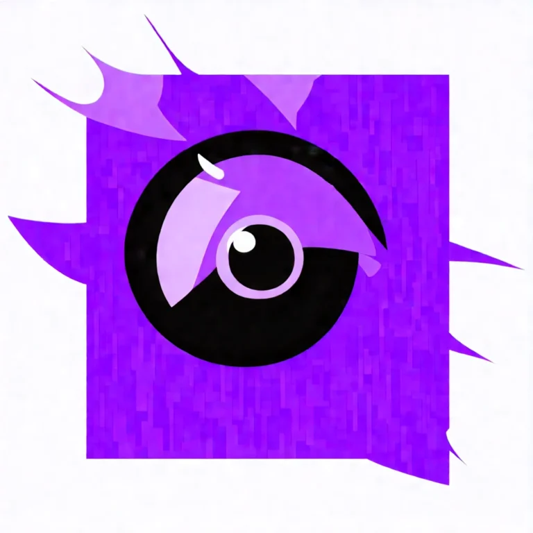 Generate an eye-catching, purple cool cartoon images: Nicholas Thompson Custom GPT: The Stunning Tru