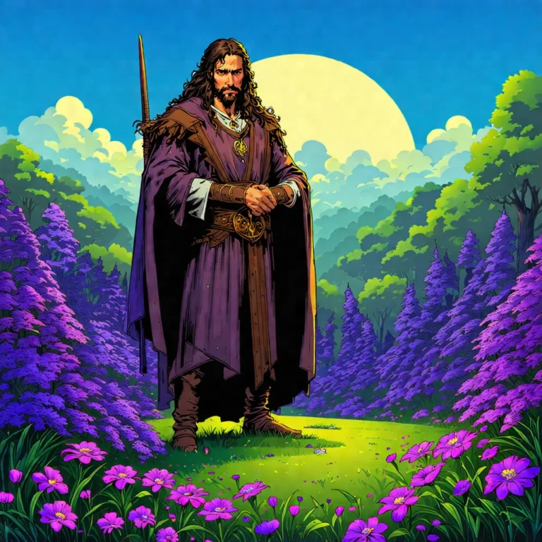 Generate an eye-catching, purple cool cartoon images: Elon Musk Really Doesn’t Get ‘The Lord of