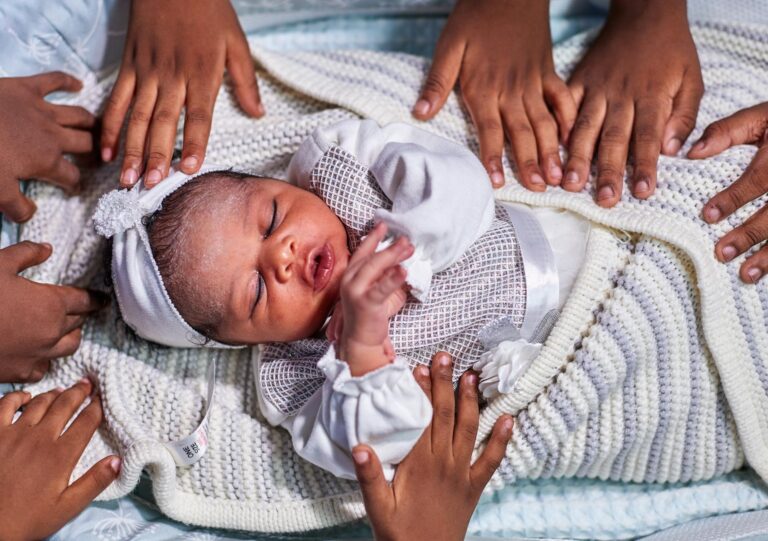 A village of love surrounds our newest addition! 💕 Little one is already bringing everyone together.