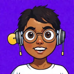 Generate an eye-catching, purple cool cartoon images: Industry Shocks with Exclusive Age Verificatio