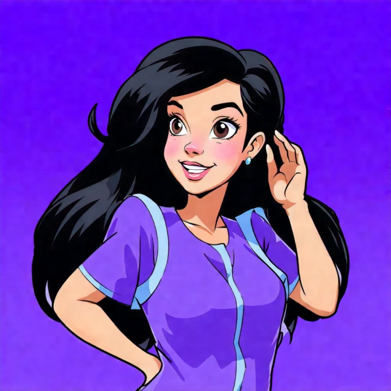 Generate an eye-catching, purple cool cartoon images: Best Disney+ Shows: Exclusive Must-Have Picks