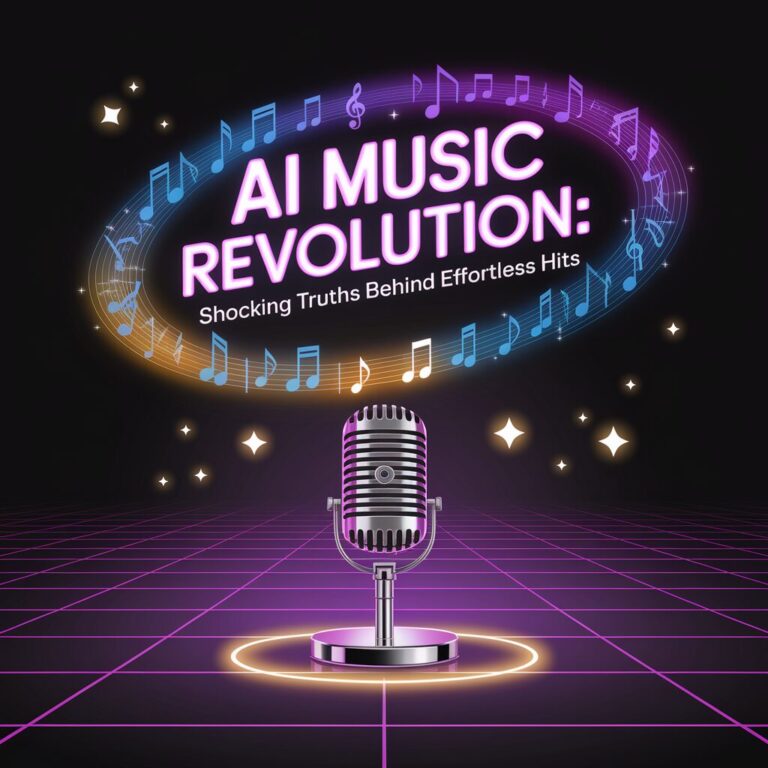 Illustration of AI Music Revolution: Shocking Truths Behind Effortless Hits