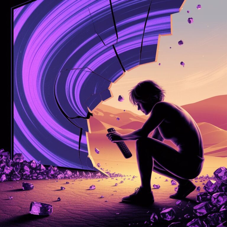 Illustration of Cliffhangers Exposed: Shocking Secrets Behind Binge-Watching Addiction