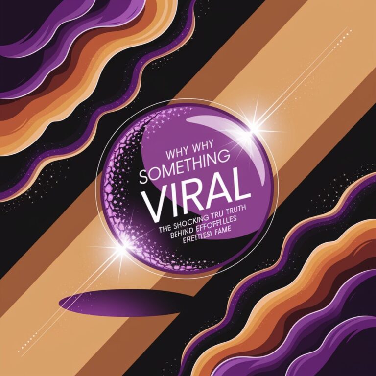 Illustration of Why Something Goes Viral: The Shocking Truth Behind Effortless Fame